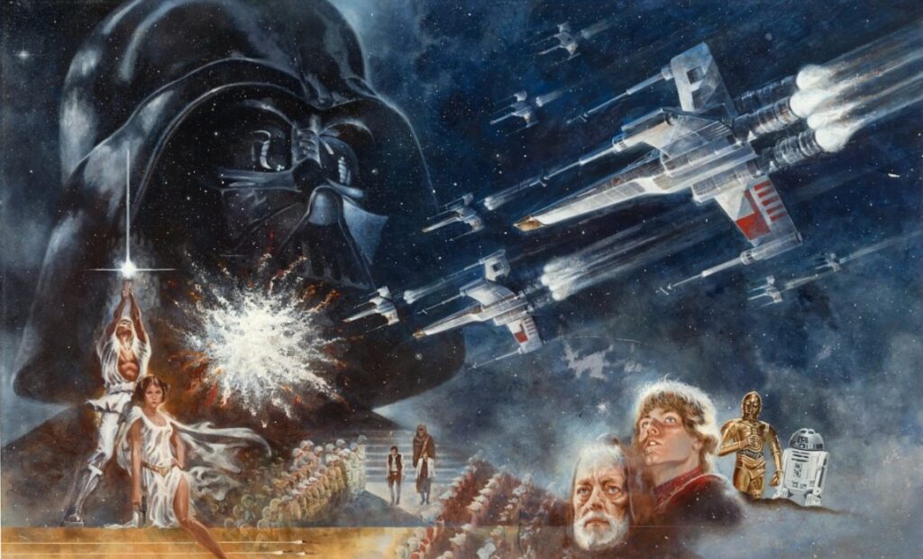 Esta es la millonaria suma por la que fue subastada icónica pintura de Star Wars