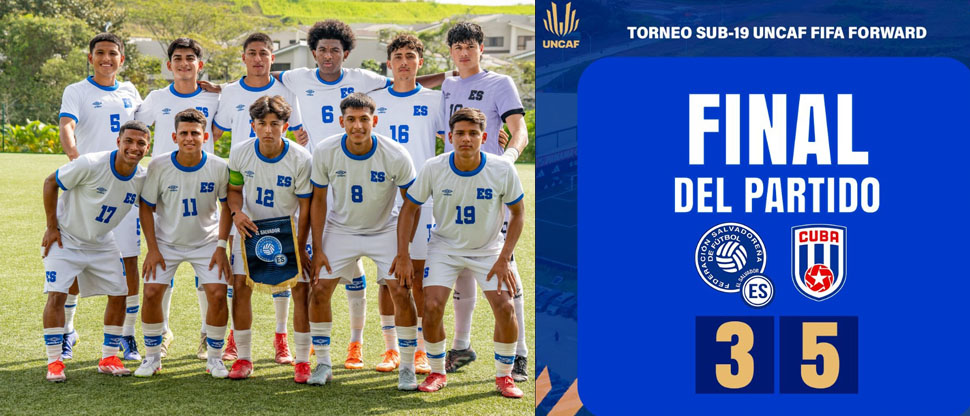 Selección sub-19 cae derrotada por 3 a 5 ante Cuba