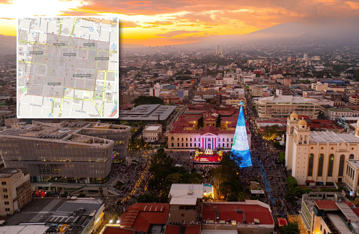 UBER establece puntos estratégicos para la recogida de pasajeros en el Centro Histórico de San Salvador