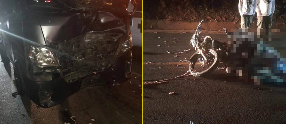 Conductor pierde la vida tras chocar de frente contra un microbús en Santa Ana