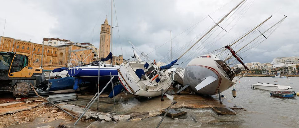 Ciclón Harry ya cobra vidas en Grecia y obliga evacuar a cientos de personas al sur de Italia