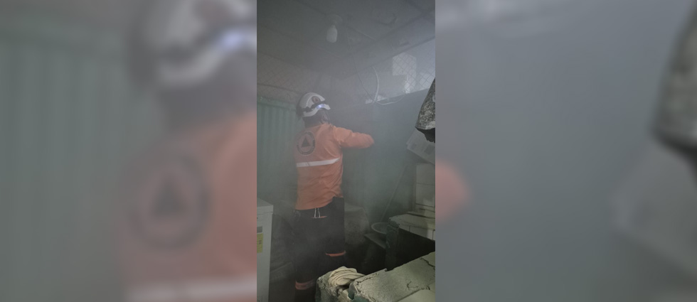 Pronta intervención de autoridades evita incendio en mercado de Mejicanos