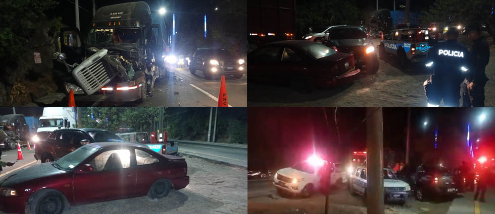Exceso de velocidad provoca múltiple siniestro vial en La Paz