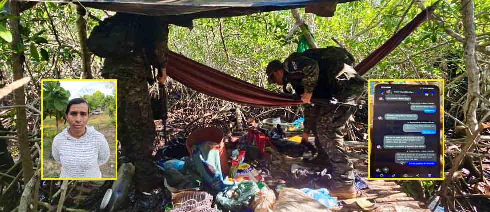 Infantes de Marina desmantelan campamento clandestino en Usulután: «Una mujer alertó de nuestra presencia y ya fue ubicada»