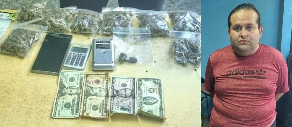 Patrullaje en residencial de San Salvador acaba en la captura de un sujeto que transportaba droga