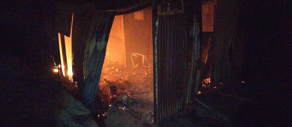 Incendio consume humilde vivienda en zona rural de Ayutuxtepeque