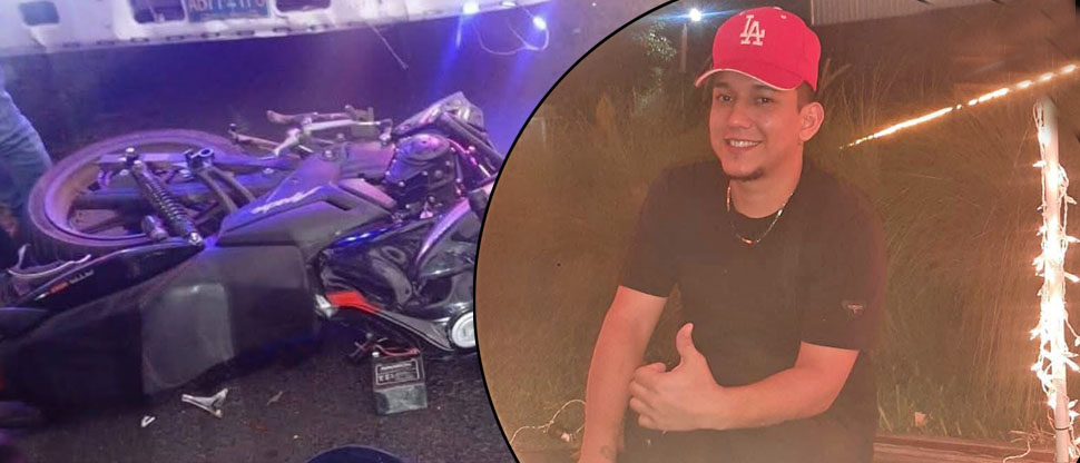 Identifican a joven motociclista que falleció tras chocar contra autobús en Santa Ana