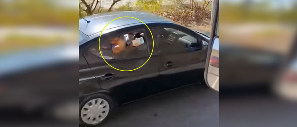 Querían viralizar supuesta imprudencia de conductor, pero ellos terminan siendo denunciados