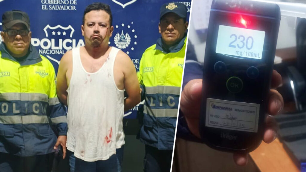 CAPTURADO: ebrio al volante provoca grave accidente vial en Ahuachapán