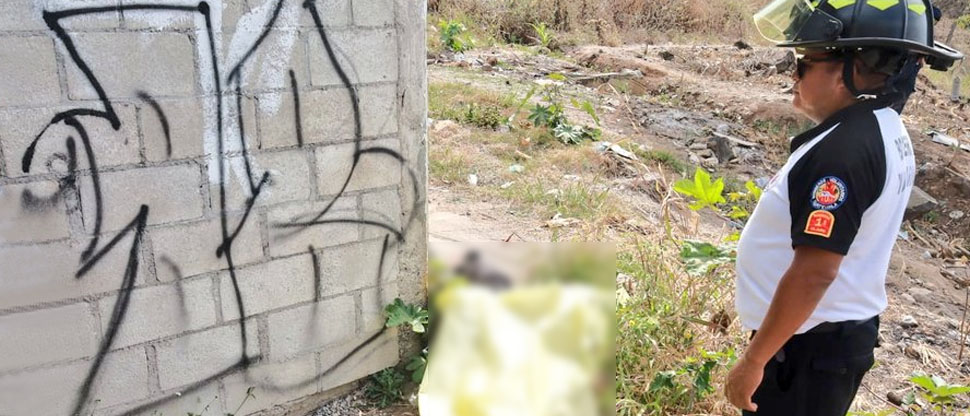 GUATEMALA: pandilleros envían mensaje de temor a la población al dejar cuerpo frente a grafiti