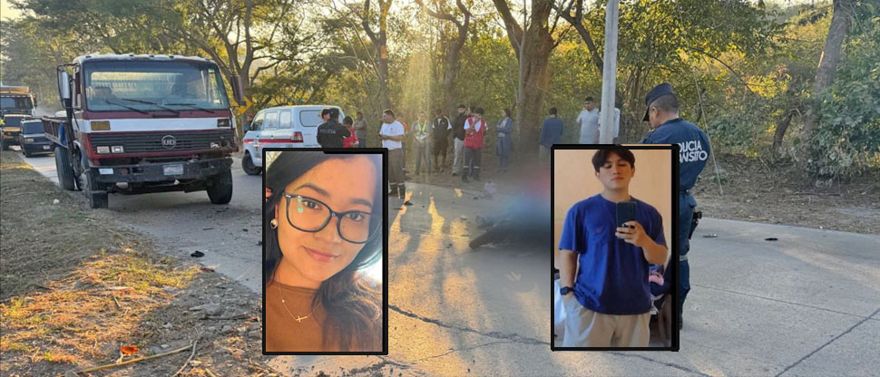 Identifican al motociclista y su acompañante que fallecieron tras chocar contra camión en Santa Ana