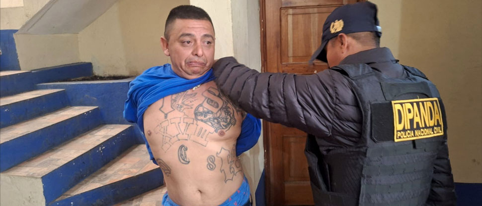 Capturan en Guatemala a pandillero salvadoreño