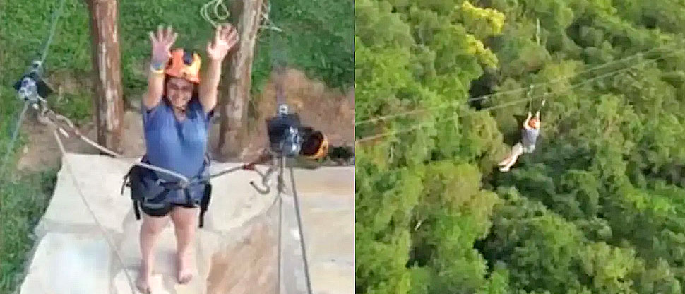 Mujer fallece al caerle un rayo mientras se lanzaba en canopy