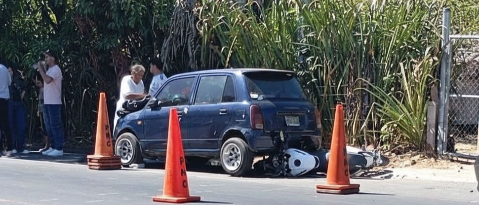 Motociclista resulta gravemente lesionado en aparatoso choque en El Salitre, Chalatenango