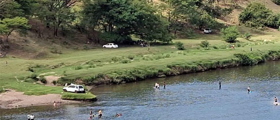 Buscan a bañista desaparecido en el río Lempa, Nuevo Edén de San Juan