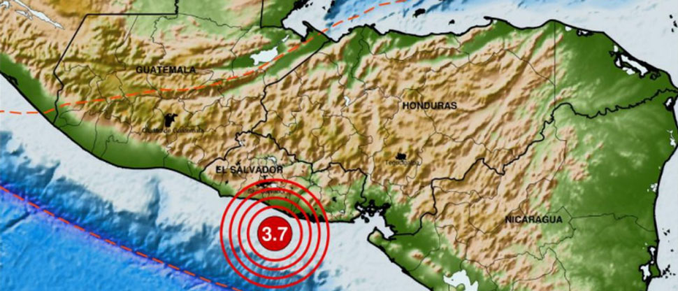 Fuerte sismo sacude el territorio salvadoreño este viernes