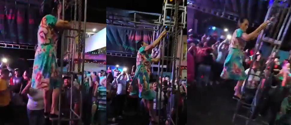 La súper abuela sacó los pasos prohibidos en un baile de San Miguel
