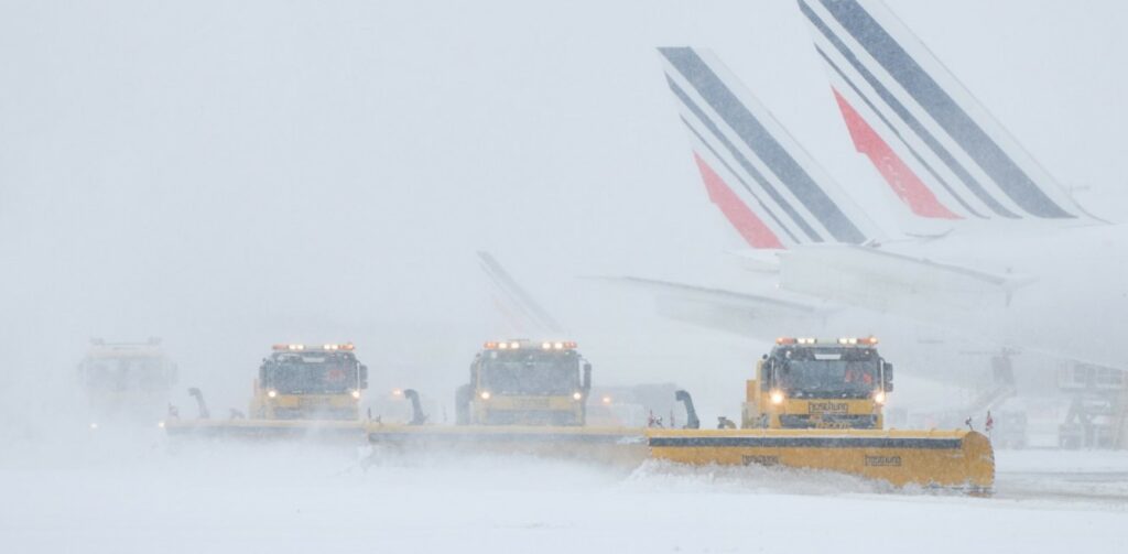Temporal de nieve provoca caos en el transporte en varios países europeos