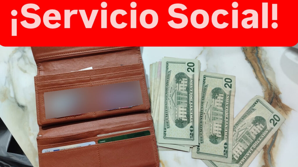 Salvadoreño encuentra billetera con cientos de dólares y busca a su dueña para devolverla