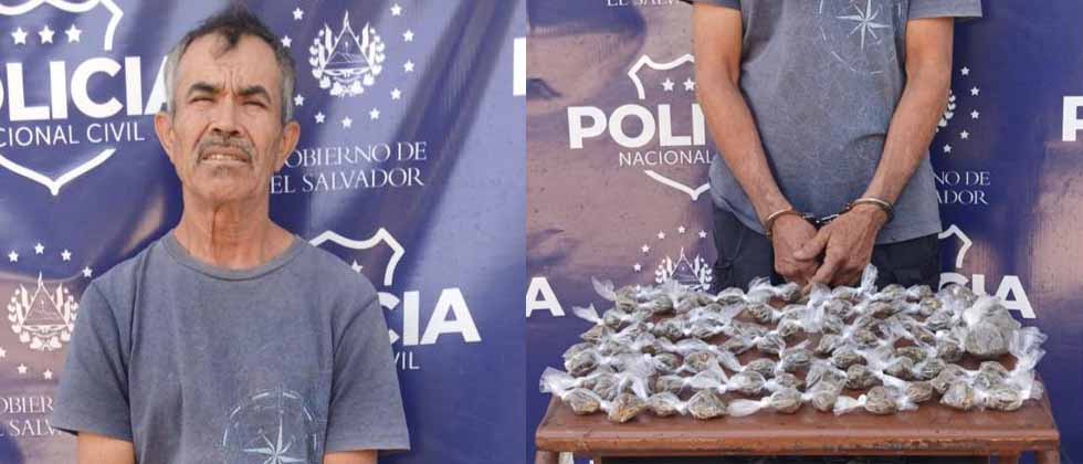 Capturan a sujeto con varias porciones de marihuana en Aguilares