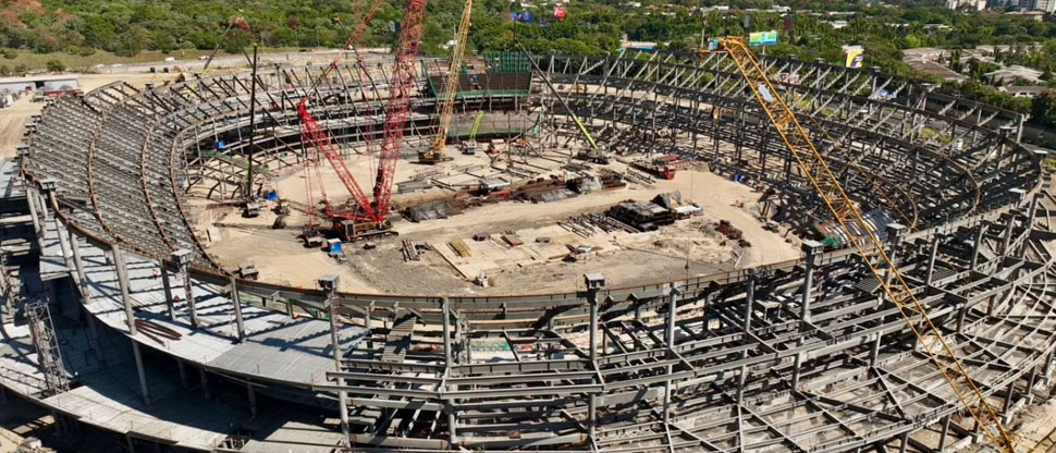 Así van los avances en el nuevo estadio que se convertirá en el más grande de Centroamérica
