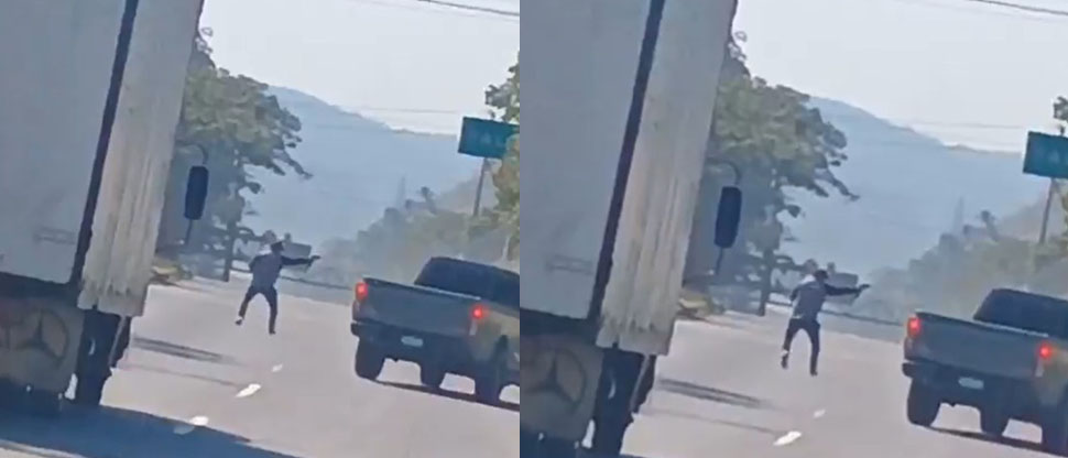 Guatemala: hombre paraliza el tráfico para perpetrar un ataque armado
