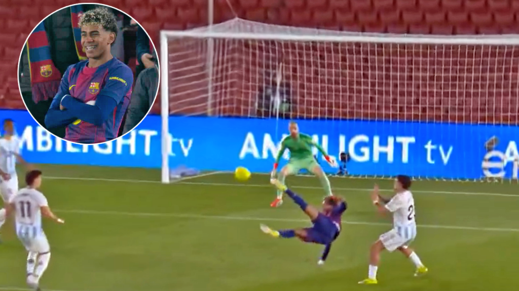 Golazo de Lamine y el Barca recupera el liderato en La Liga