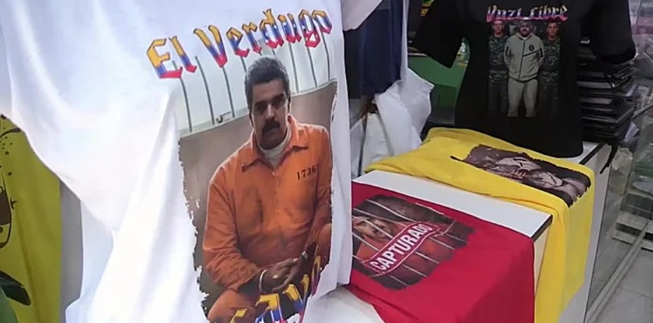 Las camisetas de la captura de Maduro se convierten en moda