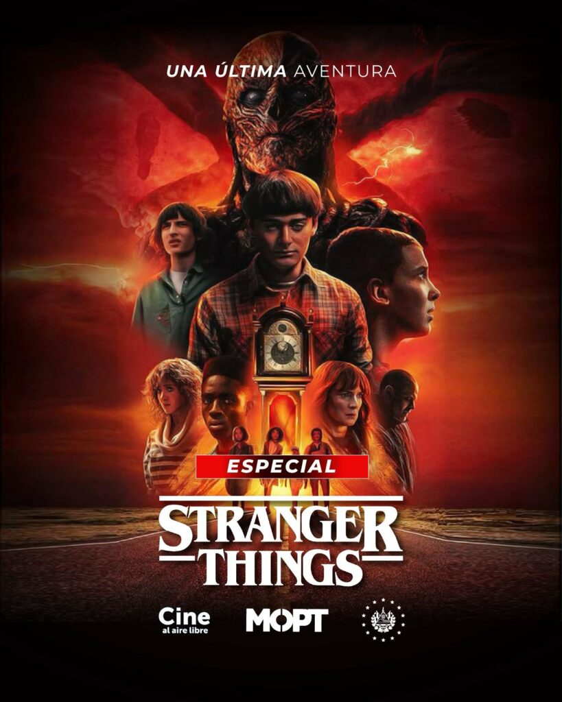 Cines al aire libre transmitirán maratón de Stranger Things este 01 de enero