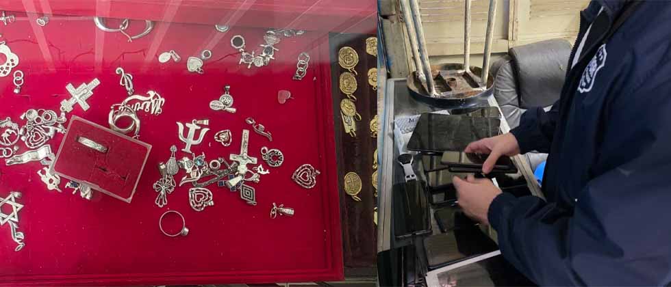 Intervienen negocios dedicados a la compra y venta de celulares y joyas de procedencia injustificada