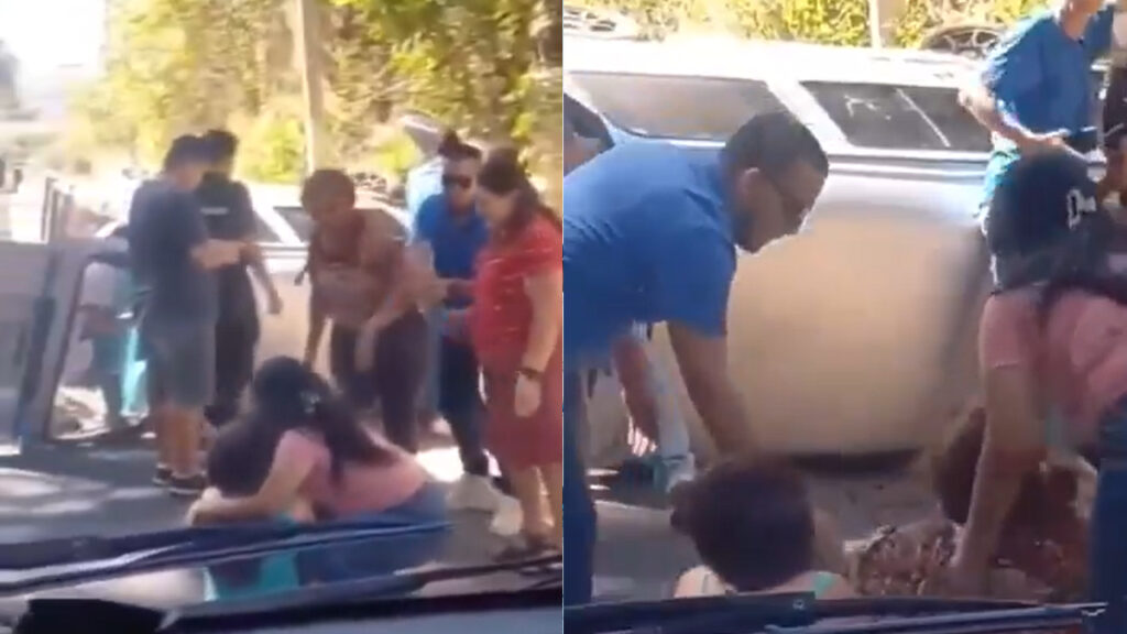 Reportan cinco lesionados tras vuelco de microbús en La Libertad