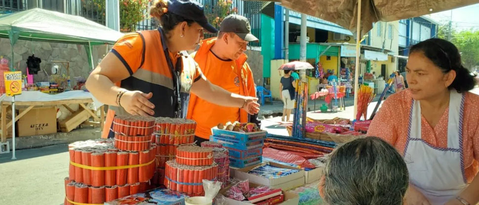 Medidas de control de pirotecnia disminuyen quemados por pólvora en 24%