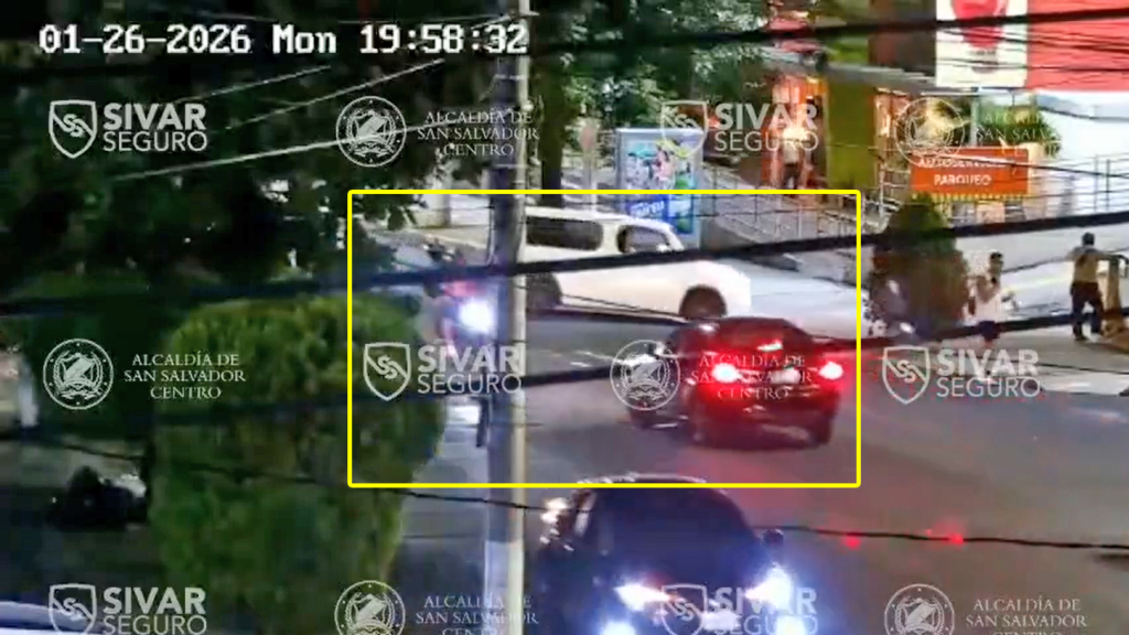 Imprudencia deja nuevo accidente vial en San Salvador