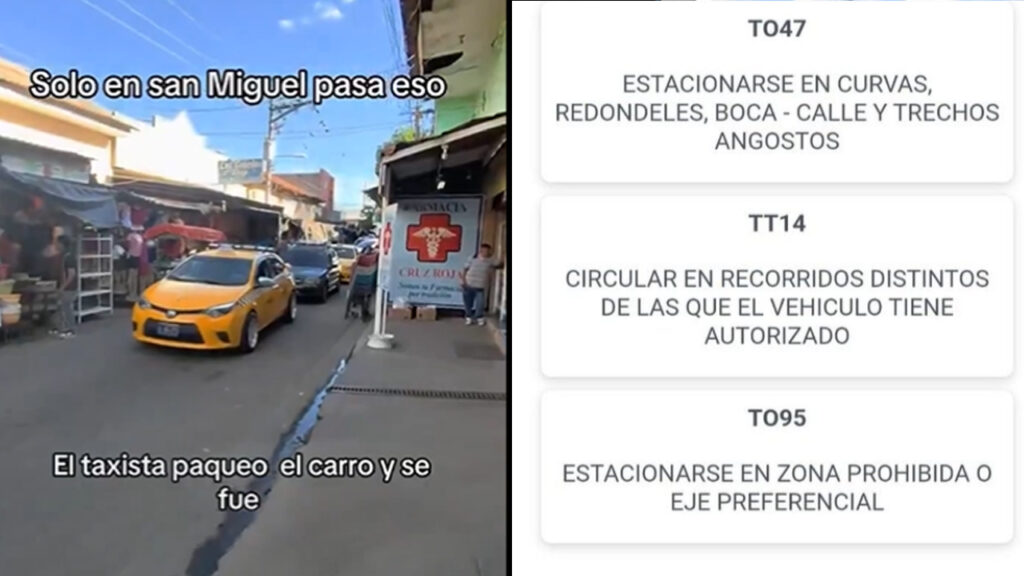 Taxista acumuló $400 en multas por estacionarse mal y bloquear el paso vehicular