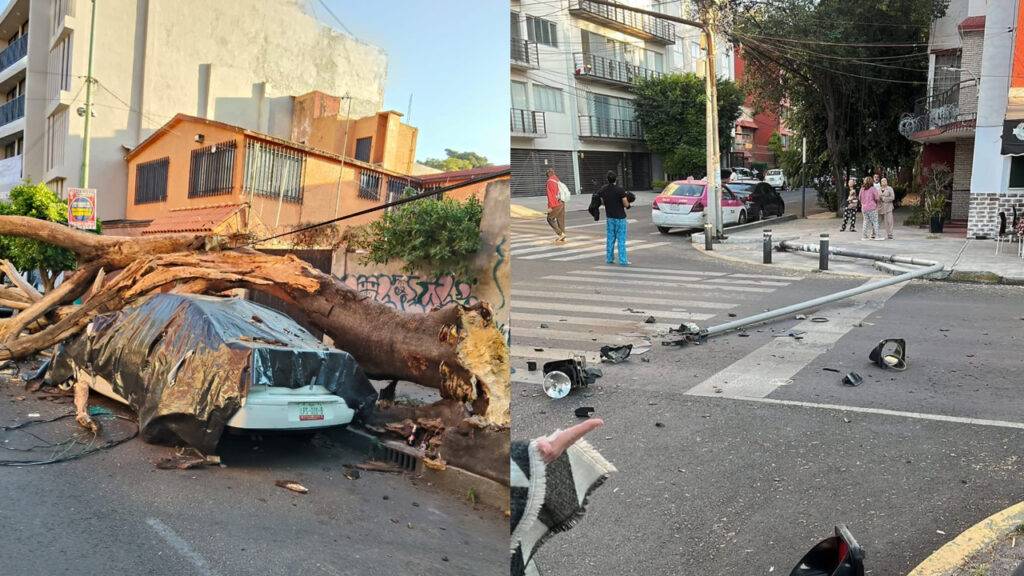 México: difunden primeras imágenes con los daños que dejó fuerte sismo