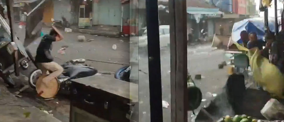 Indonesia: violento tornado golpea las zonas de Karangpandan y Karanganyar