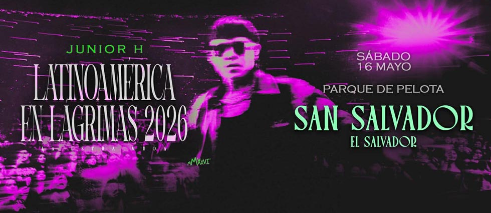 Junior H llegará a El Salvador en mayo 2026