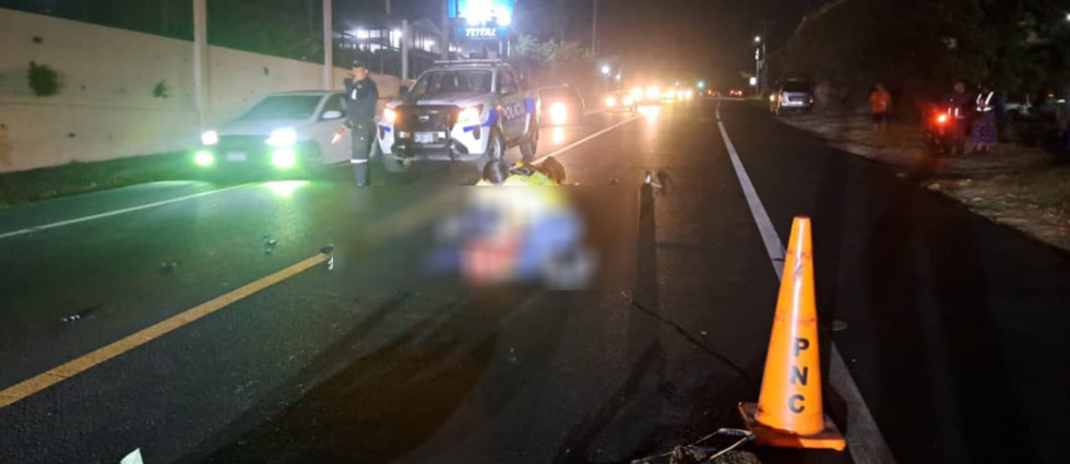 Mujer de la tercera edad resulta con graves lesiones tras ser arrollada en Ilopango