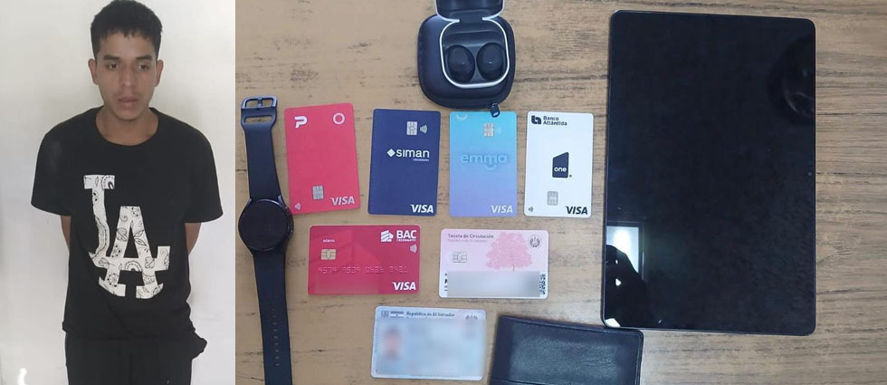 Capturan a sujeto tras irrumpir hurtar artículos de valor y tarjetas bancarias en una vivienda