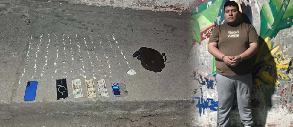FAES captura a sujeto tras sorprenderlo con 118 porciones de ‘coca’ en Apopa