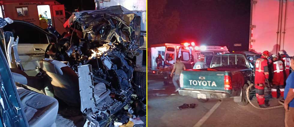 Fortísimo choque deja siete lesionados en La Libertad