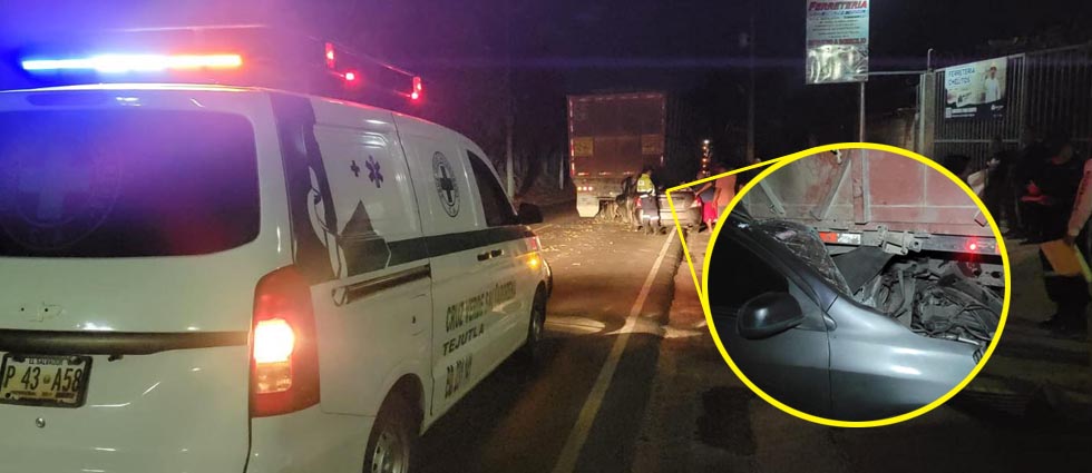 Una menor de 16 años sufre grave lesiones tras chocar contra una rastra en Chalatenango