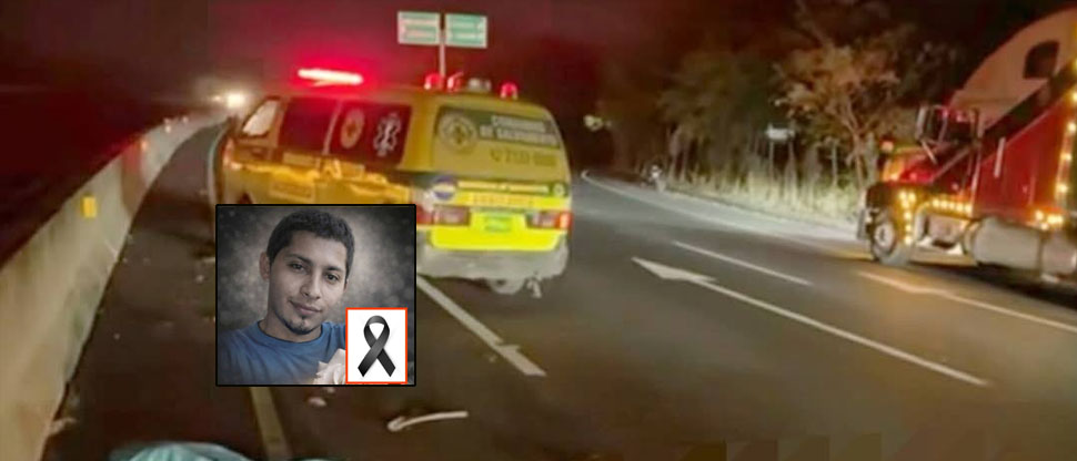 Estacionó la rastra y se bajó para comprar su cena, pero fue atropellado al intentar cruzar la carretera