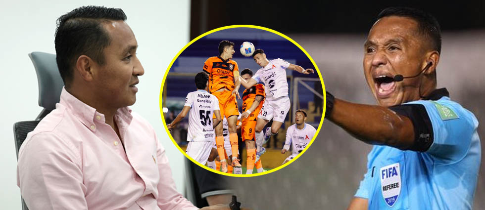 Suspenden por dos partidos a Iván Barton tras desastroso arbitraje en el Águila vs Alianza