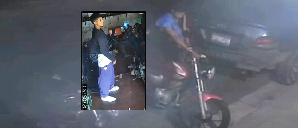 Piden los “Tres doritos después” para sujeto que hurtó motocicleta en cercanías de la UES