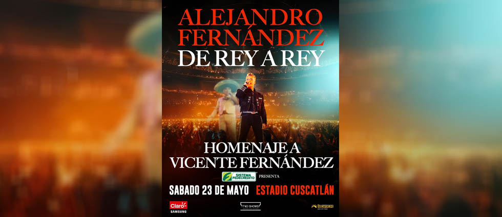 ¡Confirman concierto de Alejandro Fernández en El Salvador!
