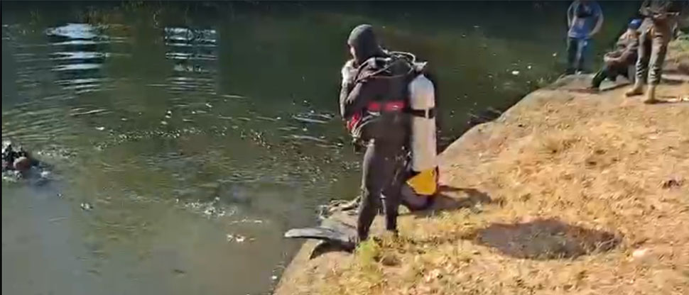 Continúa búsqueda de cuerpo de pescador desaparecido al sumergirse en la Poza Encantada  