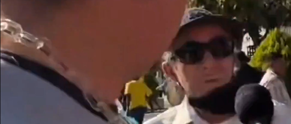 “Estamos protestando por la liberación de Hugo Chávez”, dice manifestante de izquierda en el Centro Histórico