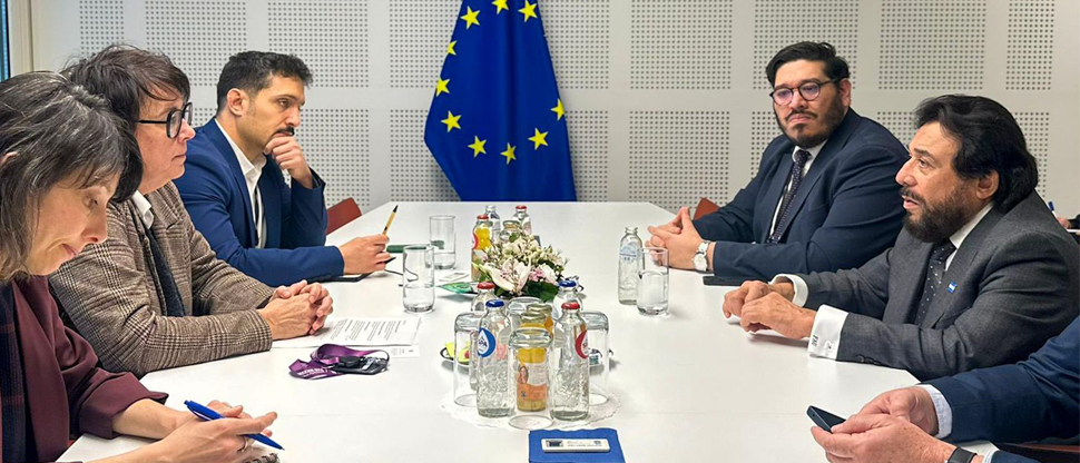 Vicepresidente Félix Ulloa fortalece los lazos de cooperación con el Parlamento Europeo