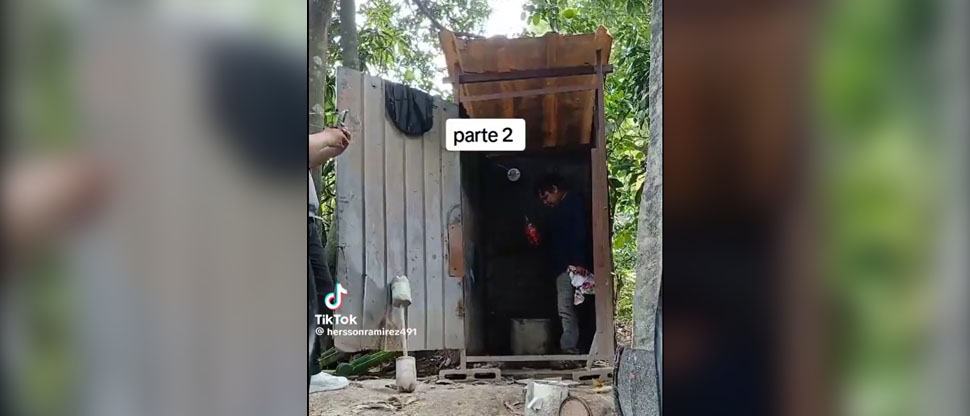 MEGAEXPLOSIÓN: hombre quema fosa séptica y casi termina en el hospital 